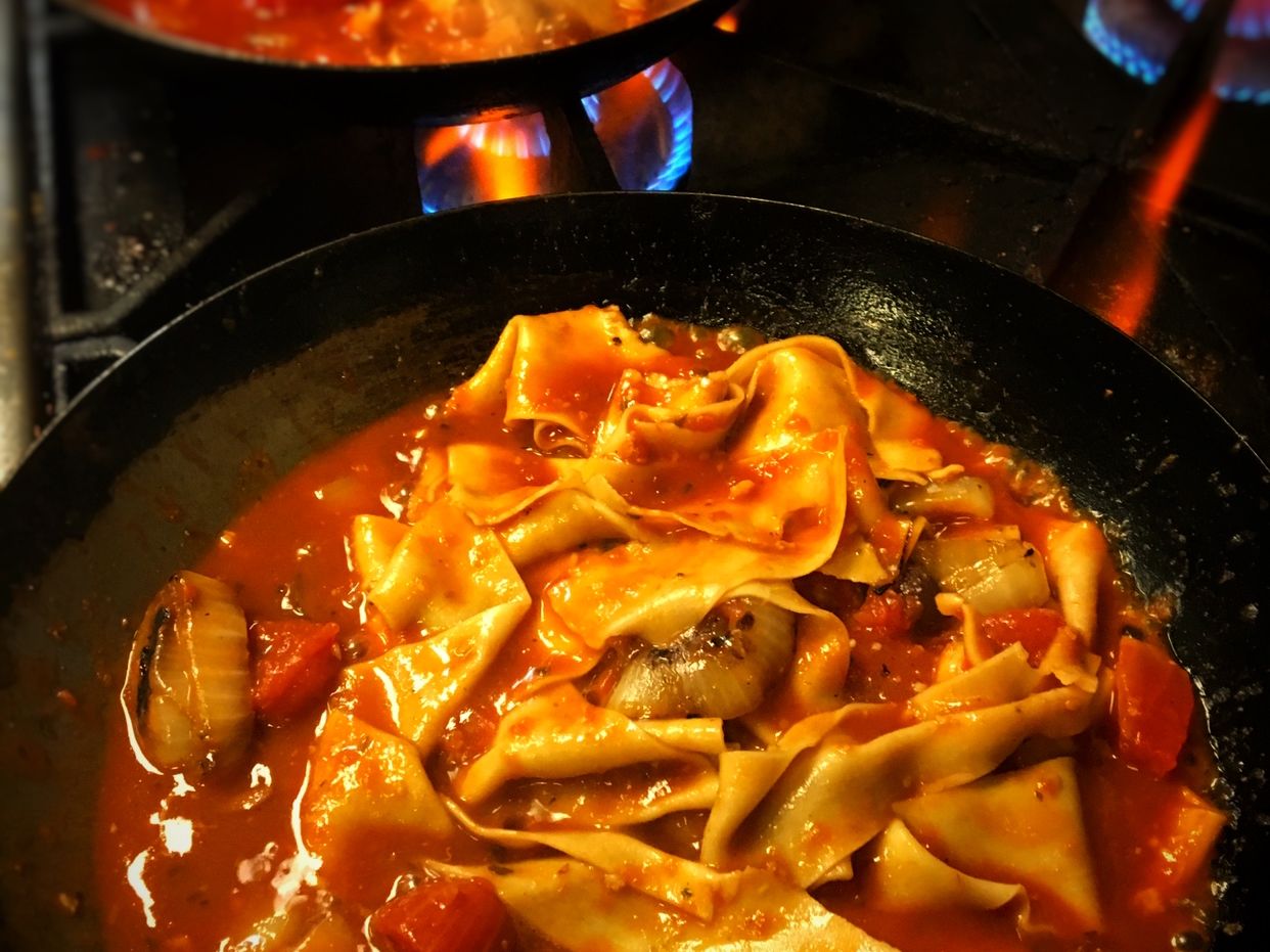 Fresh pasta at KP Lihue